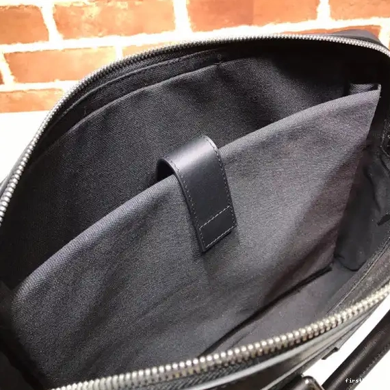 First bag ru GUCCI Black GG briefcase 0613